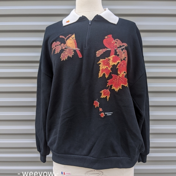 ✨ SOLD ✨90s Vintage Fall Cardinals Grandma - Picture 3 of 5